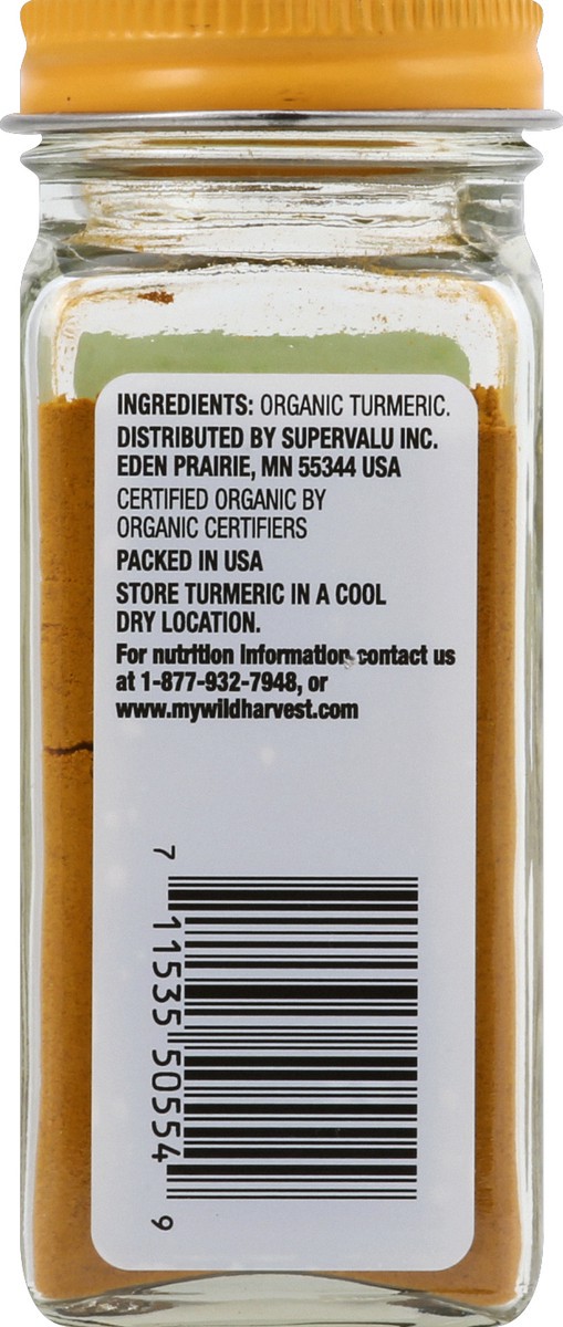 slide 2 of 7, Wild Harvest Organic Turmeric Ground, 1.8 oz