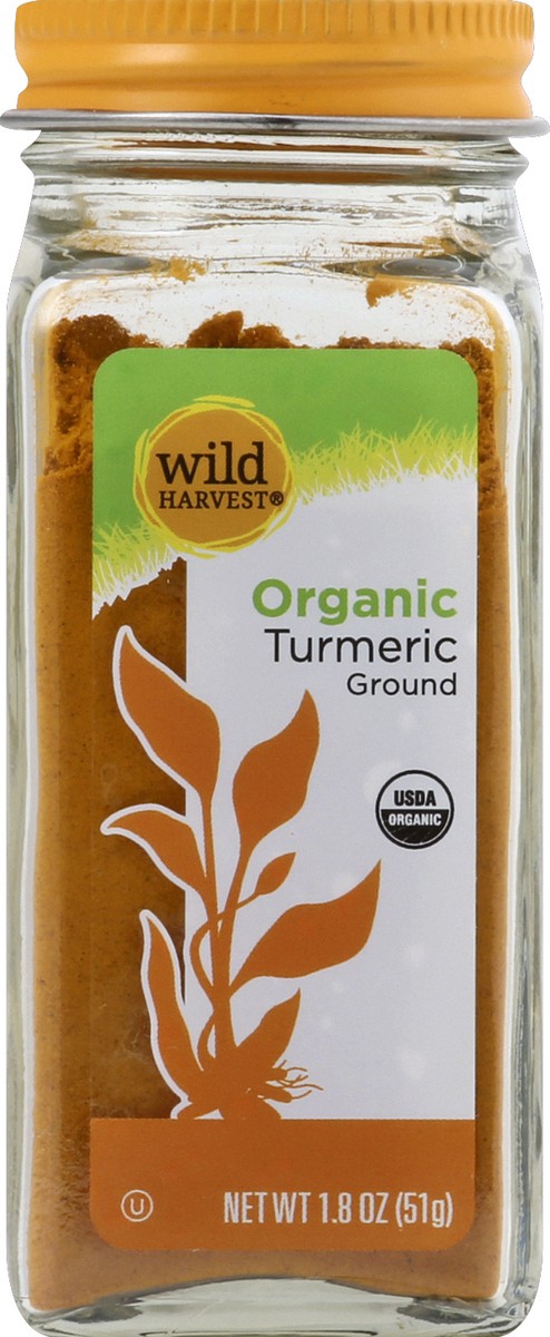 slide 3 of 7, Wild Harvest Organic Turmeric Ground, 1.8 oz