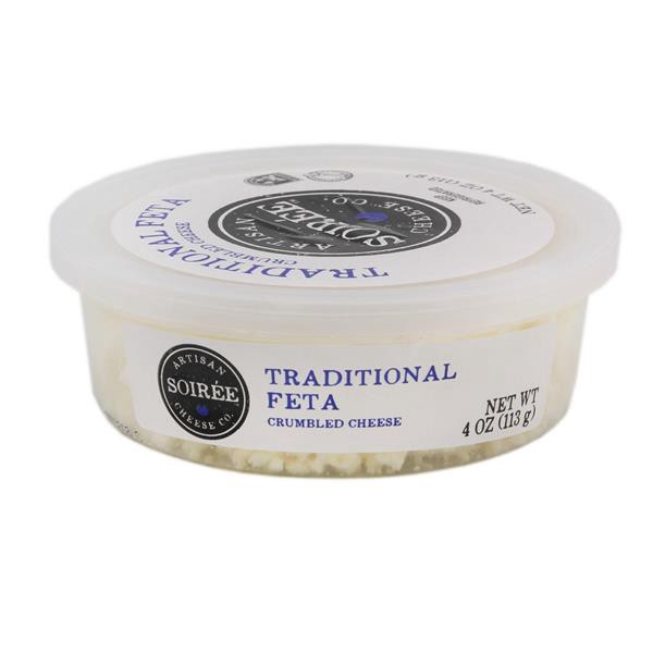 slide 1 of 1, Hy-vee Select Traditional Feta Crumbled Cheese, 4 oz