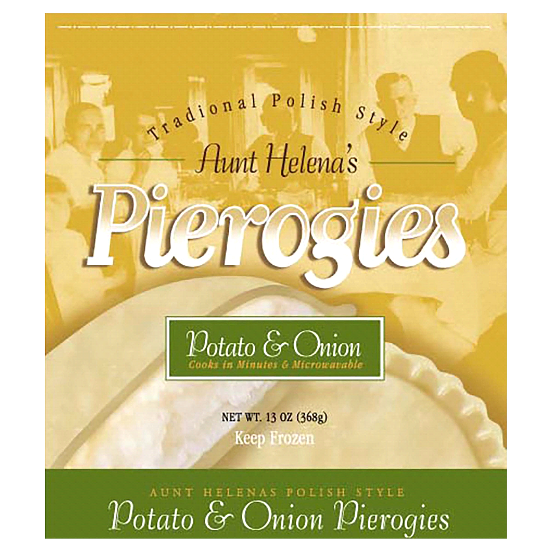 slide 1 of 1, Aunt Helenas Potato & Onion Pierogi, 13 oz