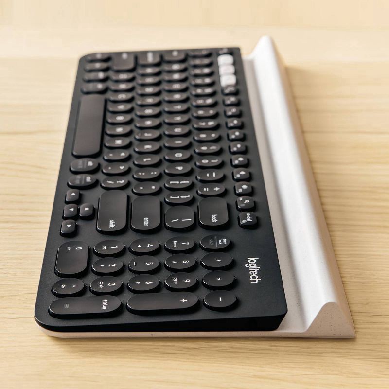 slide 8 of 8, Logitech K780 Full-Size Wireless Scissor Keyboard, 1 ct