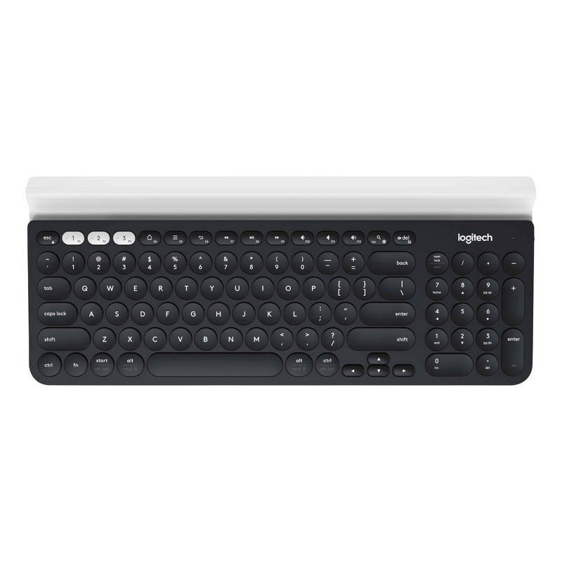 slide 1 of 8, Logitech K780 Full-Size Wireless Scissor Keyboard, 1 ct