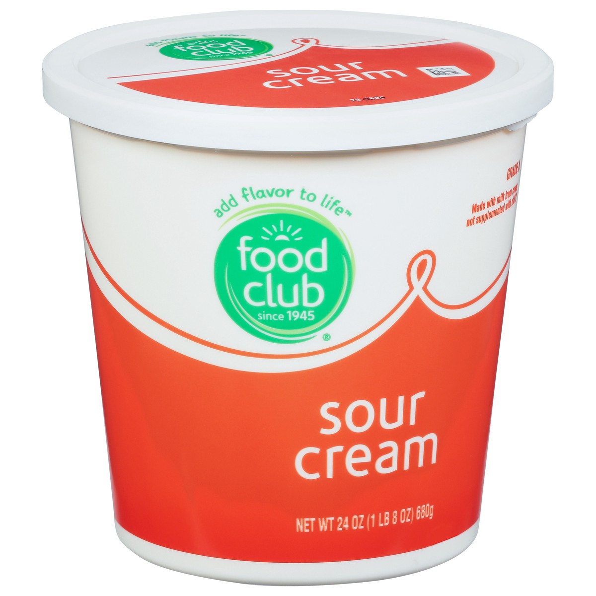 slide 4 of 9, Food Club Sour Cream 24 oz, 24 oz