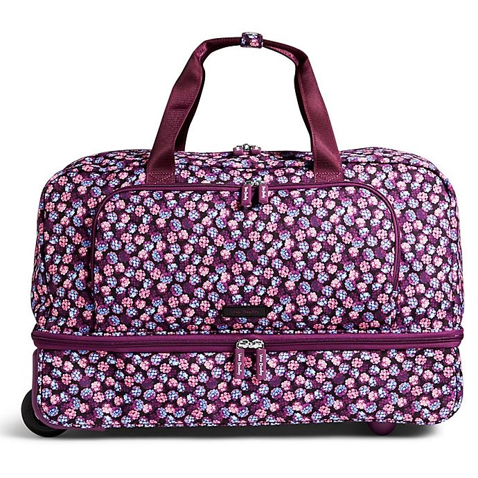 slide 1 of 4, Vera Bradley Wheeled Carry On - Berry Burst, 1 ct