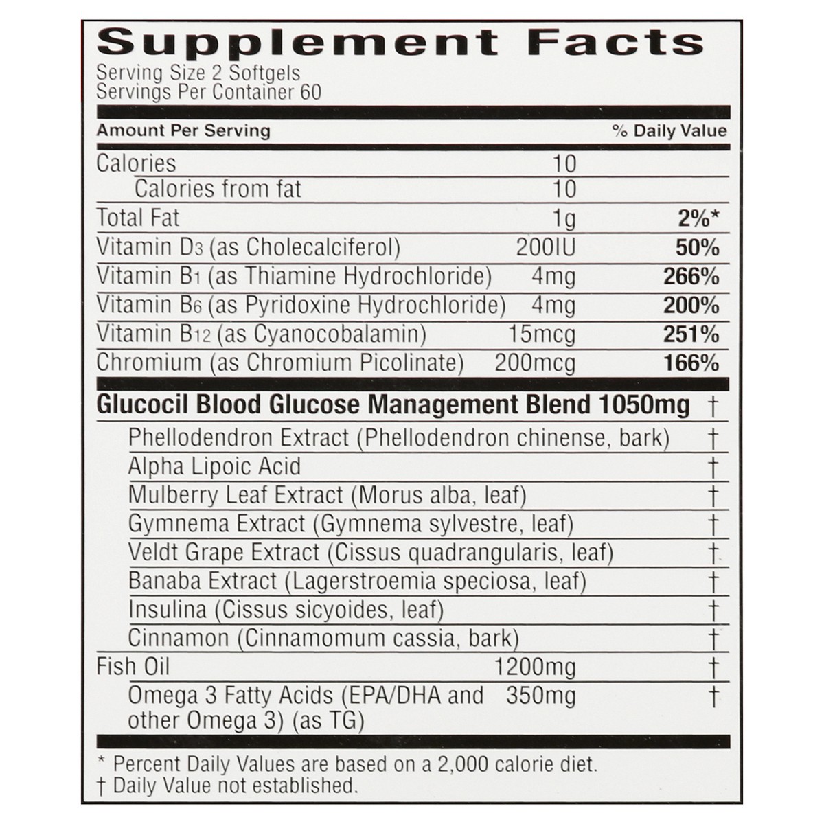 slide 2 of 13, Glucocil Blood Sugar Optimizer 120 ea, 120 ct