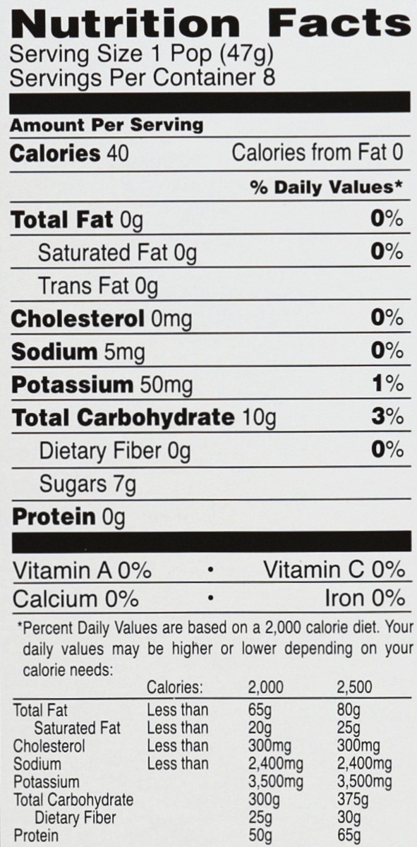 slide 6 of 13, Bomb Pop Fruit Ice Pop 8 ea, 8 ct