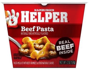 slide 1 of 1, Hamburger Helper Beef Pasta Cup - 2 oz, 2 oz