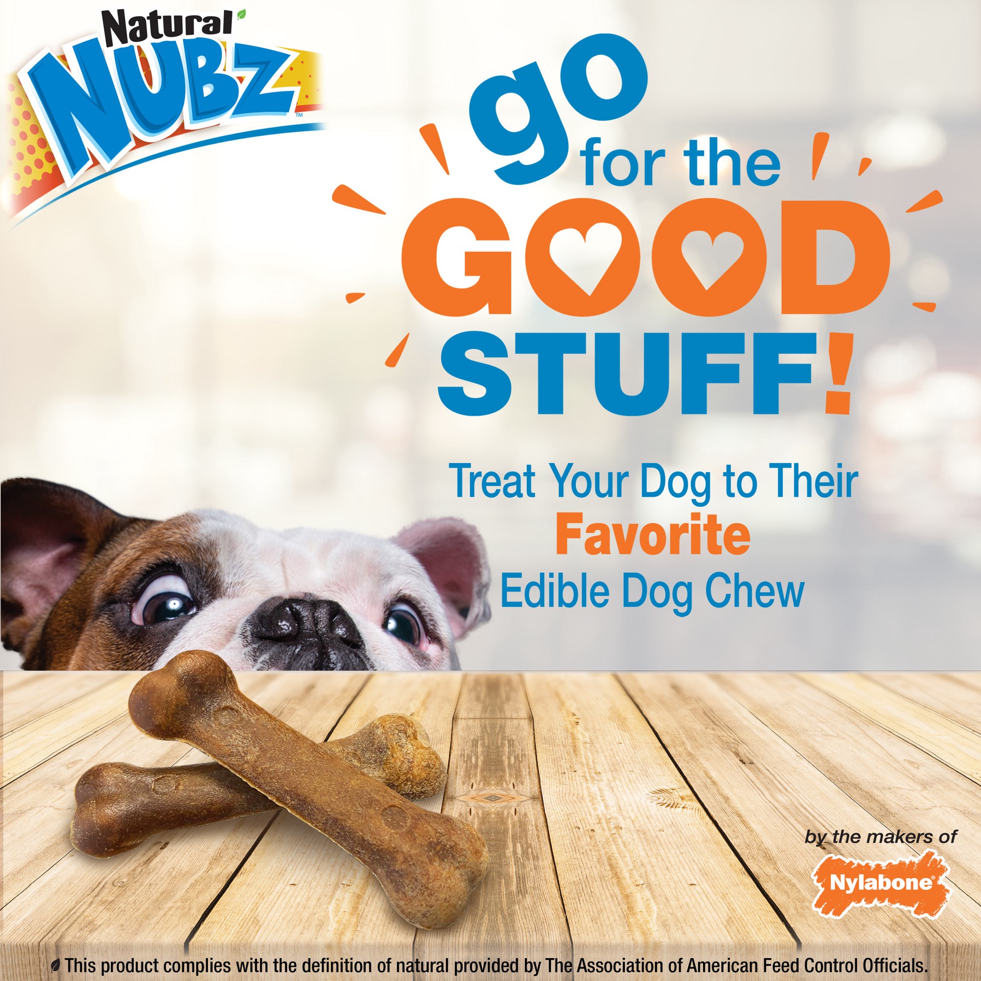 slide 6 of 8, Nylabone Daily Health Nubz Chew Treats Roast Beef Petite - Up to 15 lbs.(2 Count), 2 ct