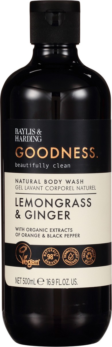 slide 6 of 11, Baylis & Harding Goodness Natural Lemongrass & Ginger Body Wash 16.9 fl oz, 16.9 fl oz