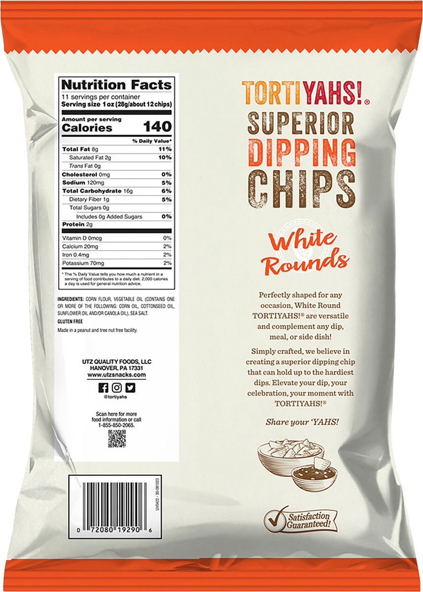 slide 2 of 10, Tortiyahs! White Round, 11 oz