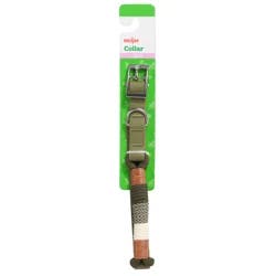 Meijer Dog Collar Braiding Adjustable Green, Sm