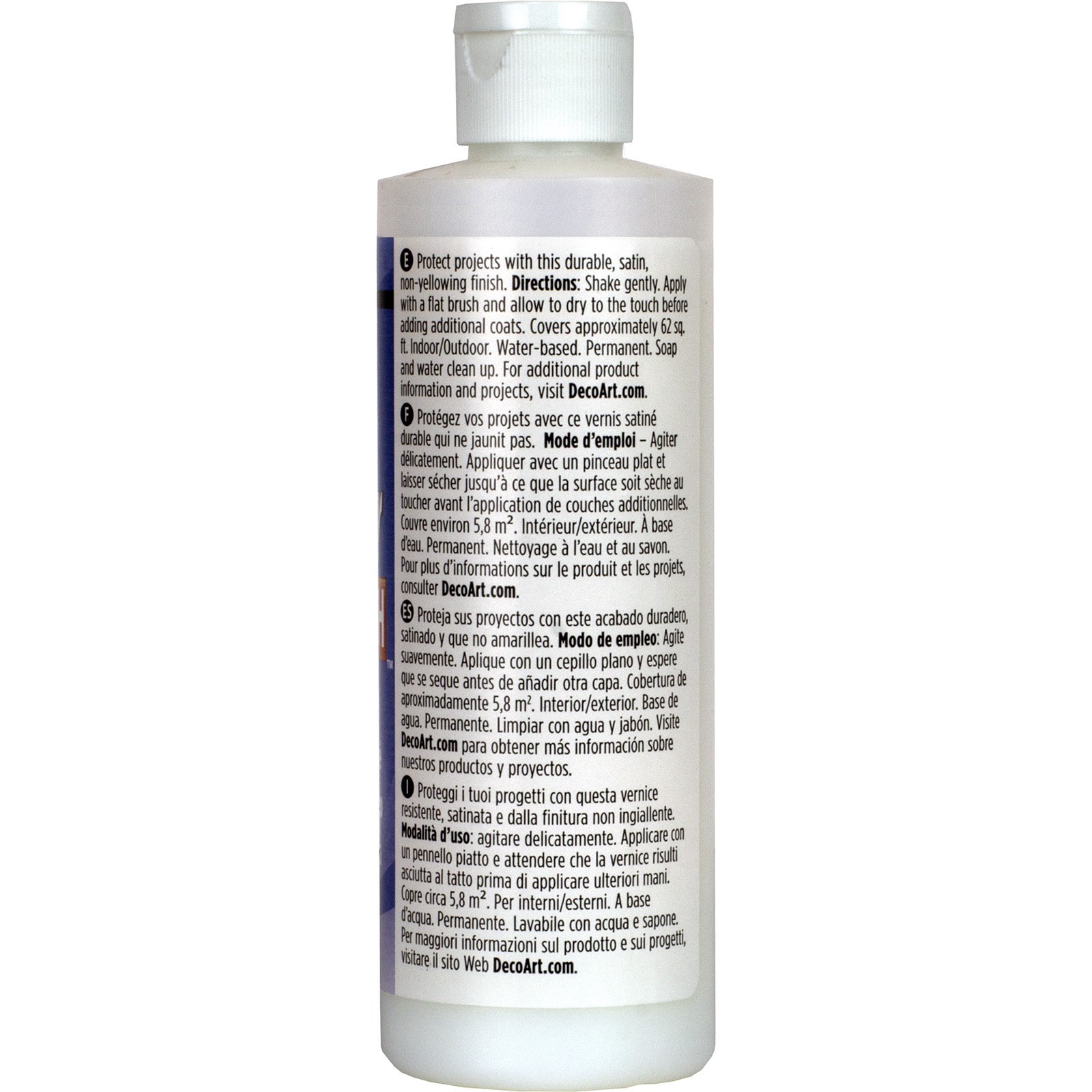 slide 2 of 3, Decoart Americana Duraclear Satin Varnish, 8 fl oz