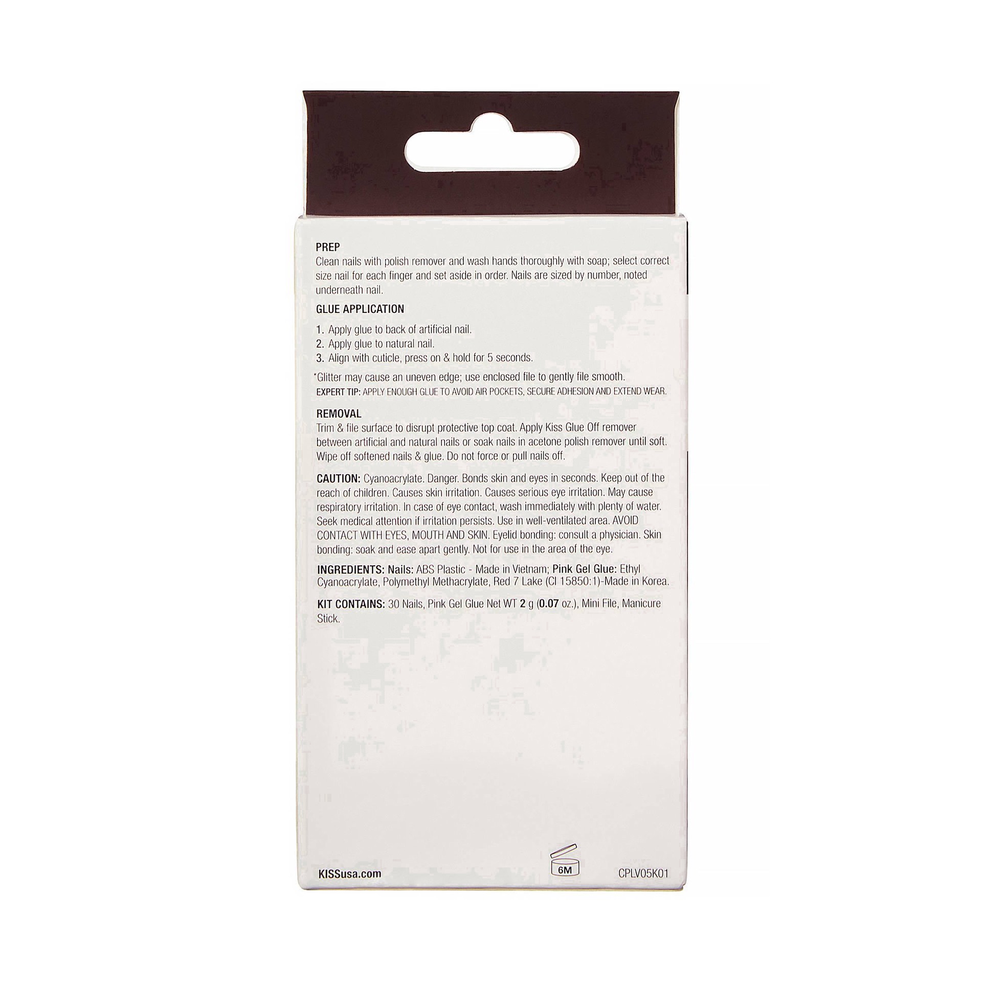 slide 20 of 81, Kiss Classy Nails Long Stay Modsh, 30 ct