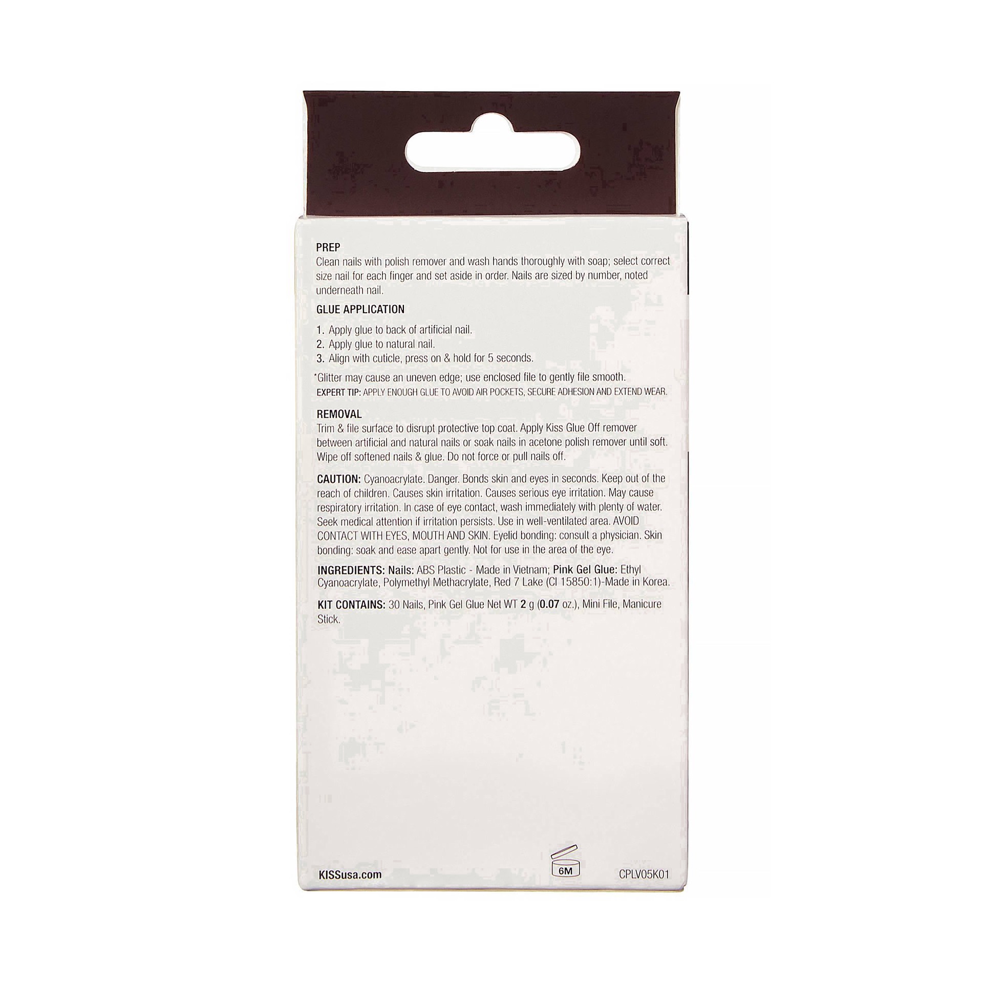 slide 52 of 81, Kiss Classy Nails Long Stay Modsh, 30 ct