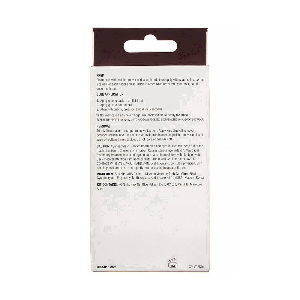 slide 35 of 81, Kiss Classy Nails Long Stay Modsh, 30 ct