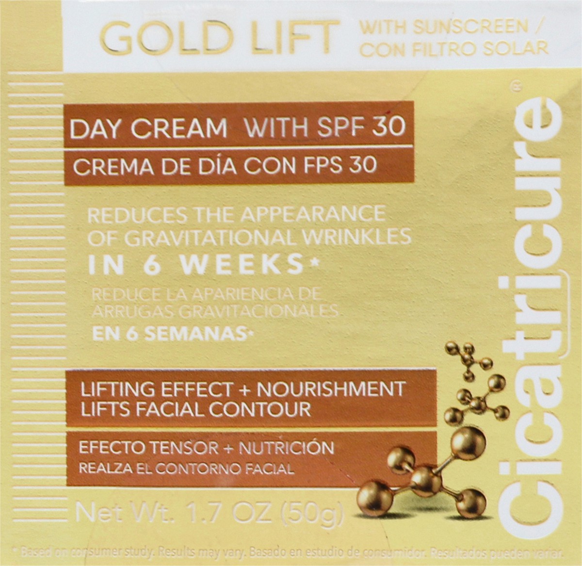 slide 11 of 12, Cicatricure Gold Lift With Sunscreen With SPF 30 Day Cream 1.7 oz, 1.7 oz