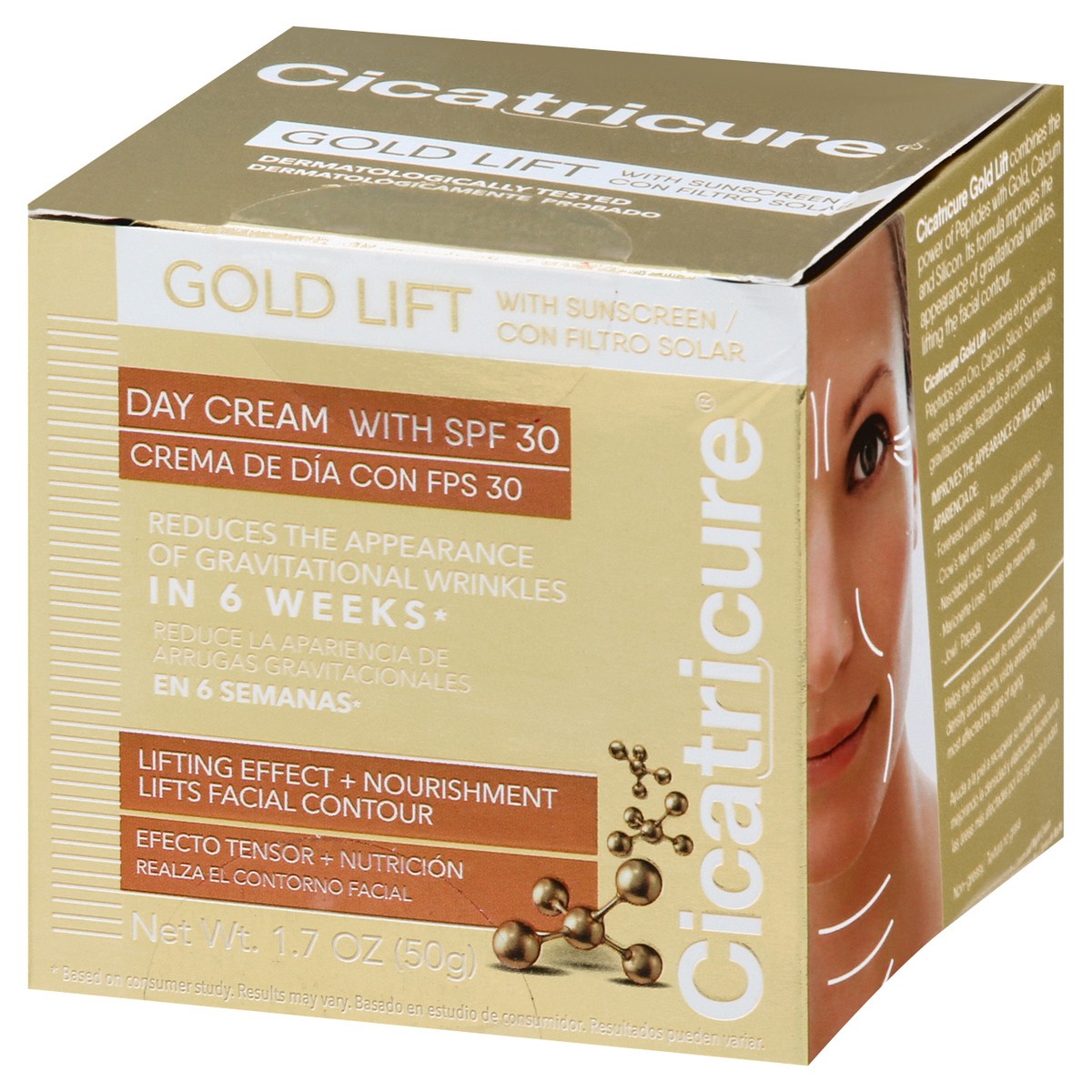 slide 2 of 12, Cicatricure Gold Lift With Sunscreen With SPF 30 Day Cream 1.7 oz, 1.7 oz