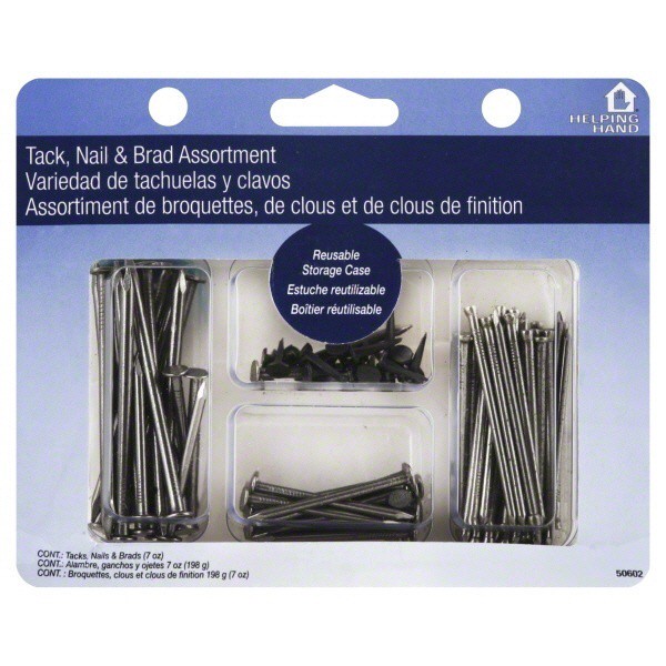 slide 1 of 1, Helping Hand Tack, Nail & Brad Assortment, 1 ct