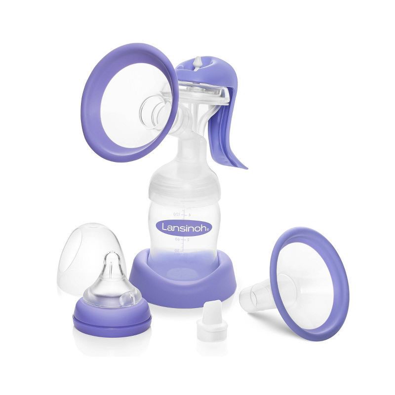 slide 1 of 10, Lansinoh Manual Breast Pump, 1 ct