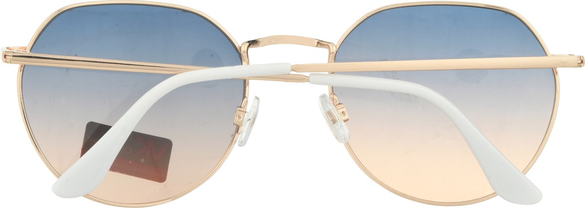 slide 5 of 9, VK Couture Angular Metal Aviator Sunglasses 1 ea, 1 ct