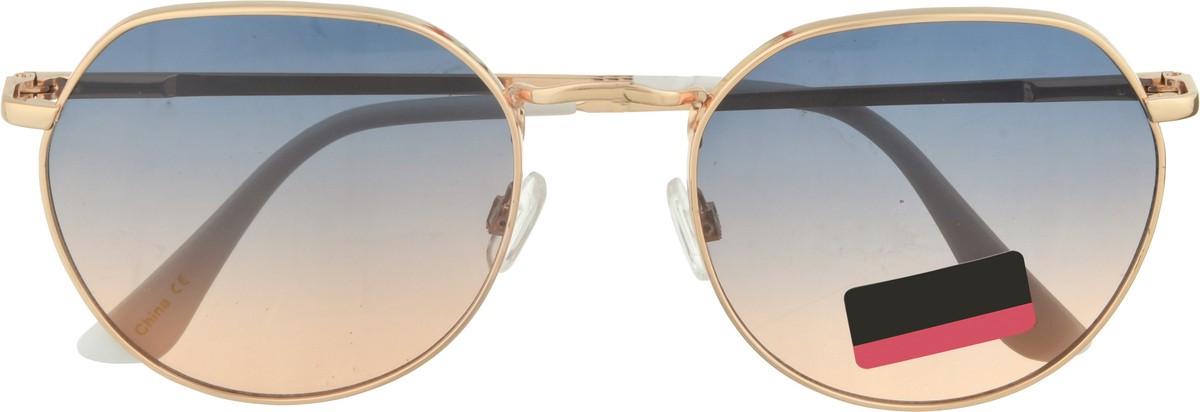 slide 7 of 9, VK Couture Angular Metal Aviator Sunglasses 1 ea, 1 ct