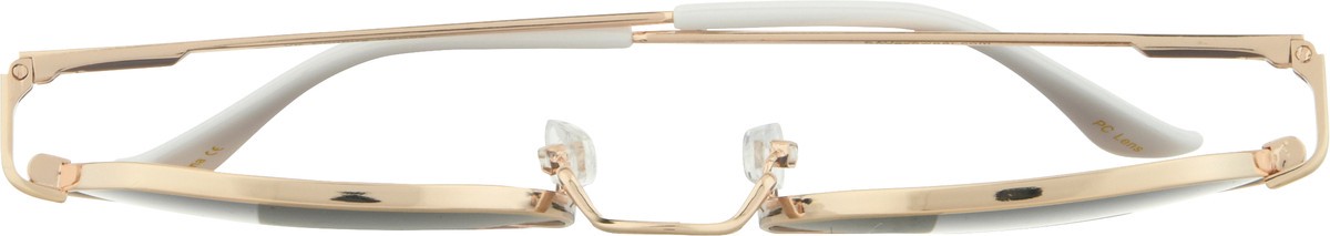 slide 2 of 9, VK Couture Angular Metal Aviator Sunglasses 1 ea, 1 ct