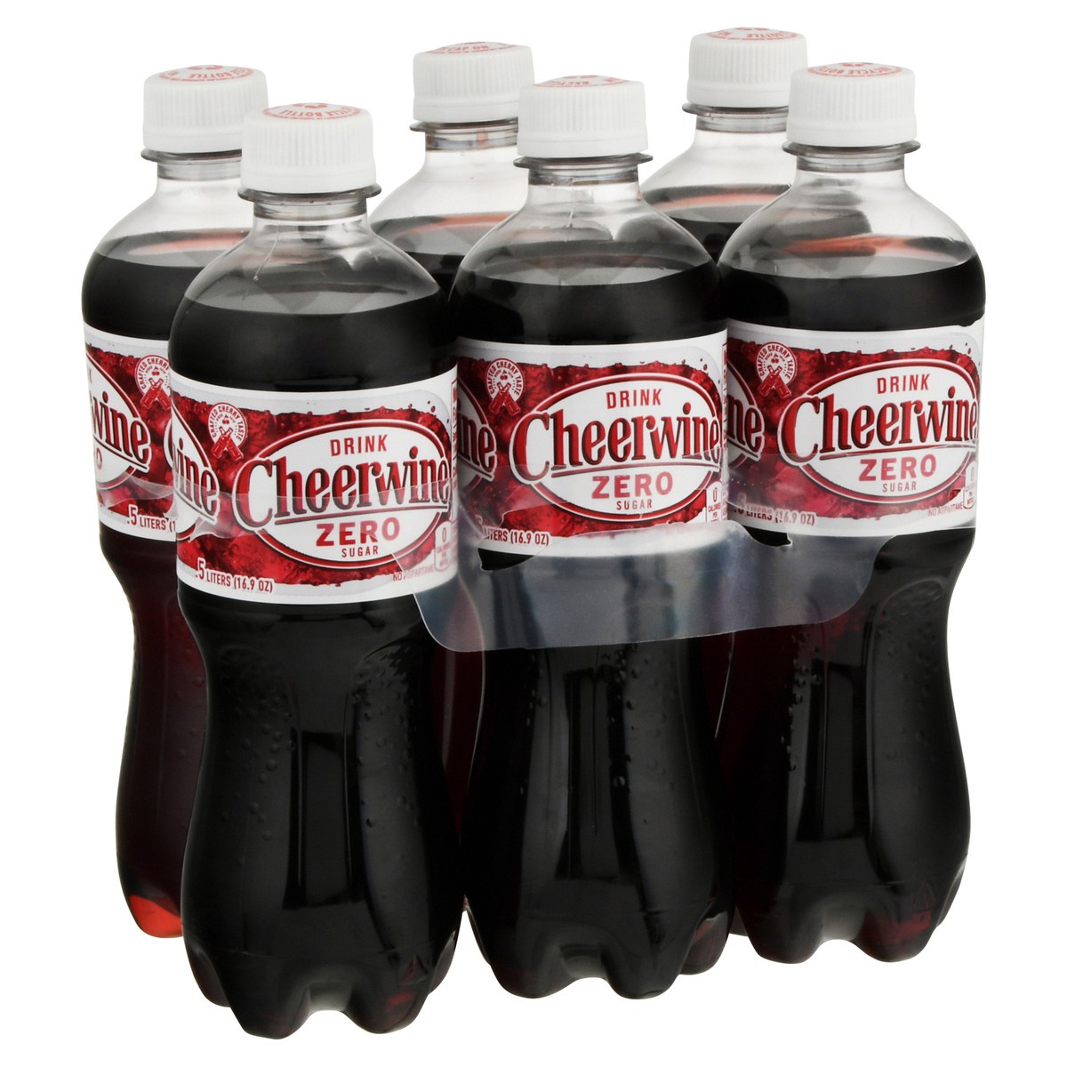 slide 3 of 9, Cheerwine Zero Sugar Drink Soda - 6 ct, 6 ct