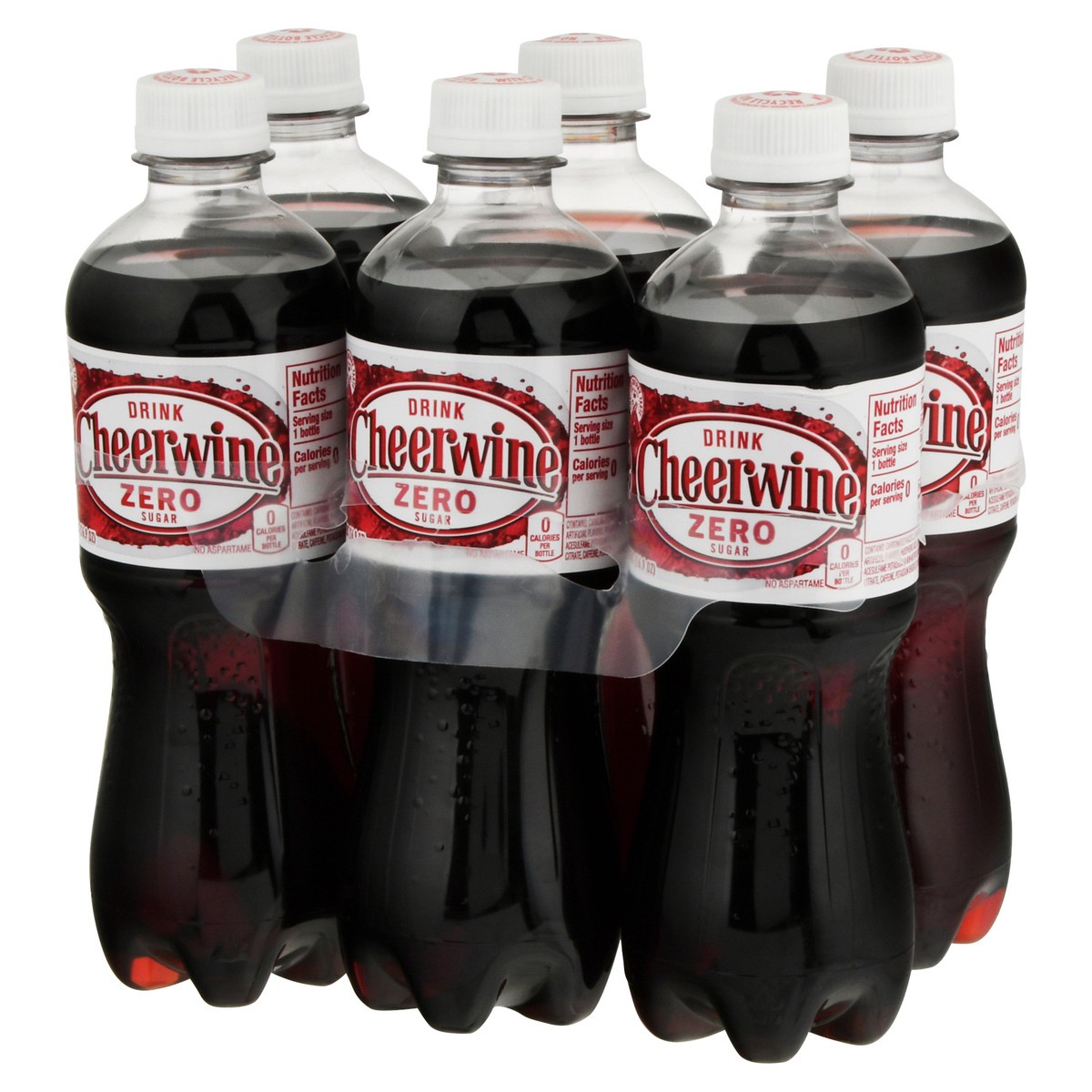 slide 7 of 9, Cheerwine Zero Sugar Drink Soda - 6 ct, 6 ct