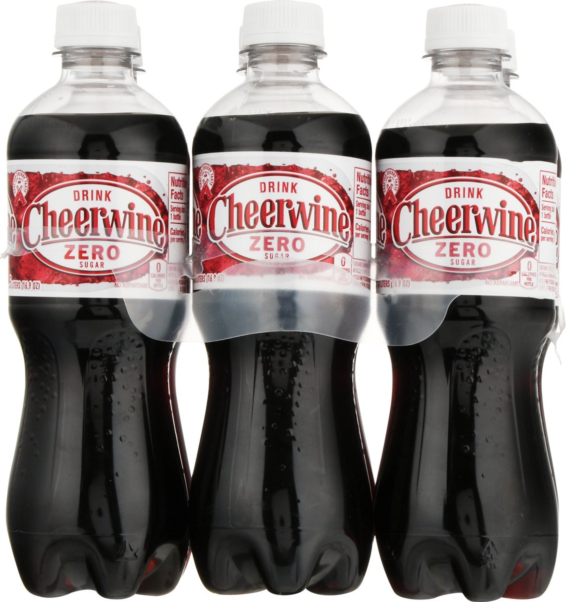 slide 9 of 9, Cheerwine Zero Sugar Drink Soda - 6 ct, 6 ct