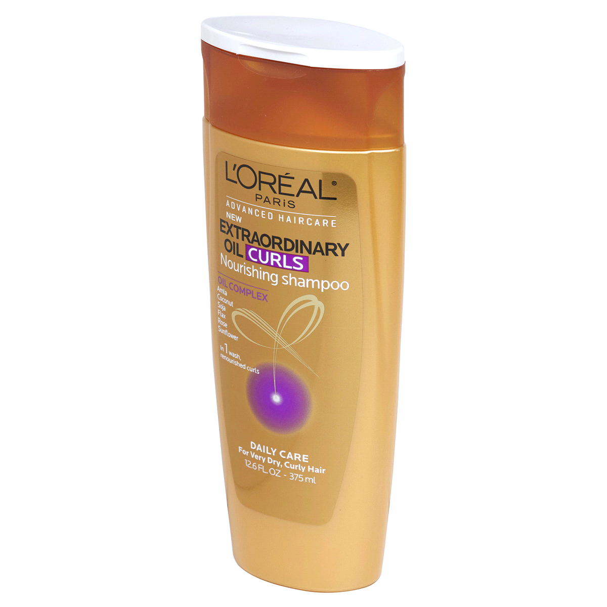 slide 2 of 3, L'Oréal Advanced Haircare Extraordinary Oil Curls Nourishing Shampoo, 12.6 fl oz