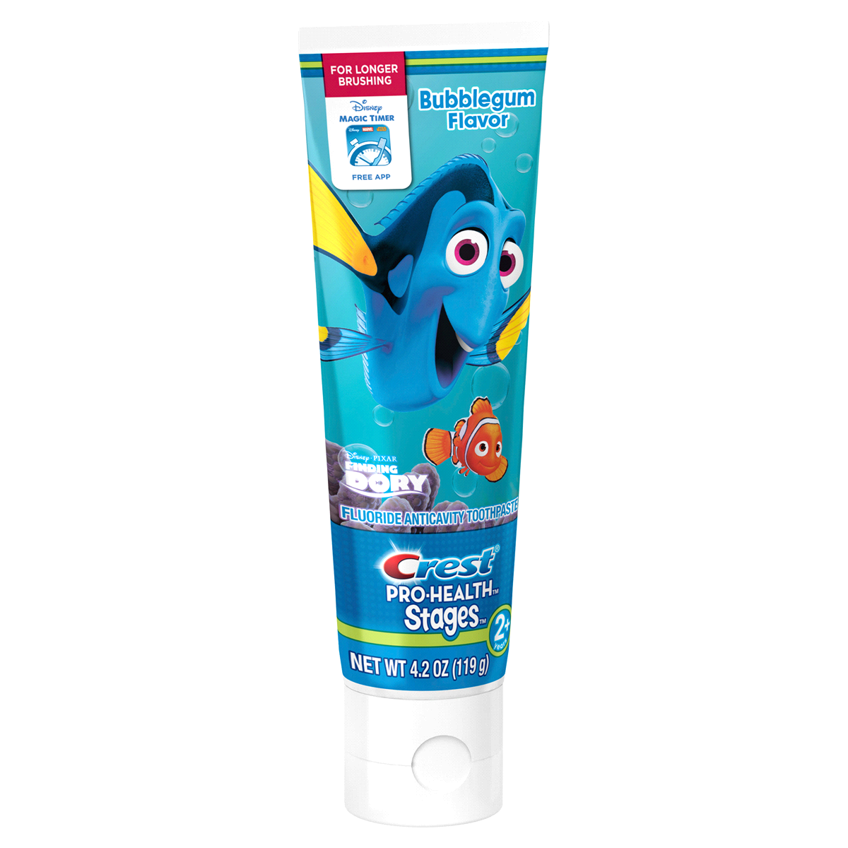 slide 3 of 3, Crest Pro-Health Stages Bubblegum Finding Dory Toothpaste, 4.2 oz