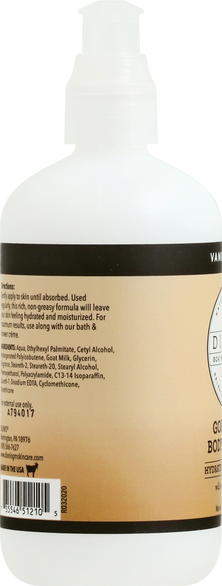 slide 6 of 9, Dionis Vanilla Bean Goat Milk Lotion, 8.5 fl oz