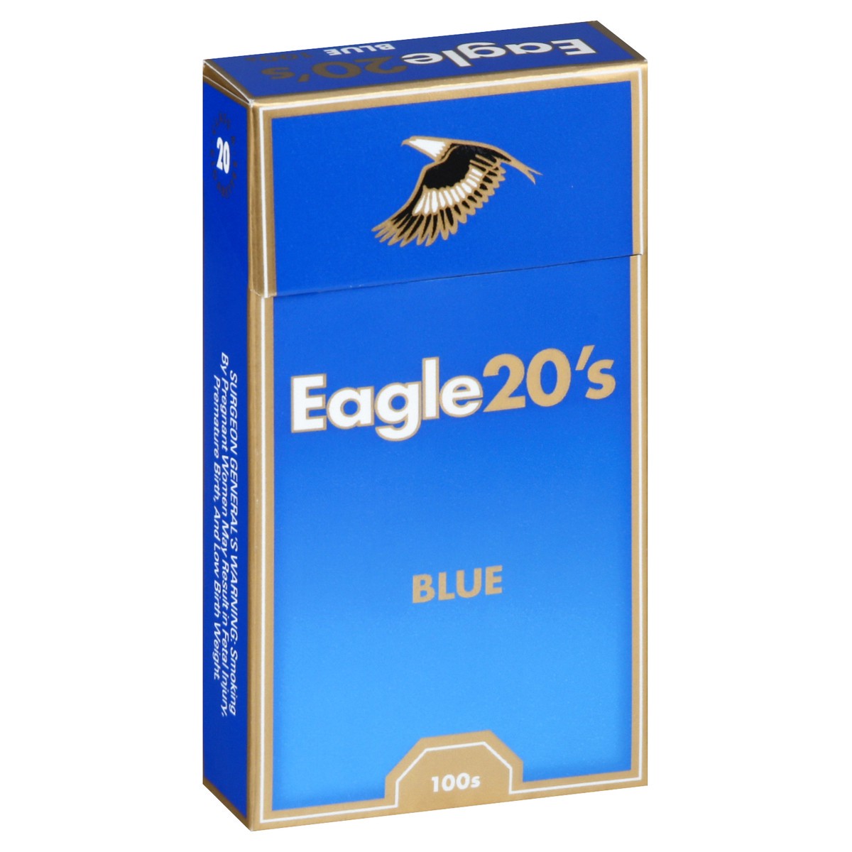 slide 2 of 8, Eagle Brand Cigarettes, Class A, Blue 100s, 