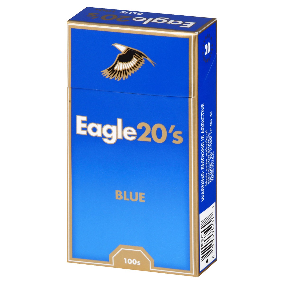 slide 3 of 8, Eagle Brand Cigarettes, Class A, Blue 100s, 