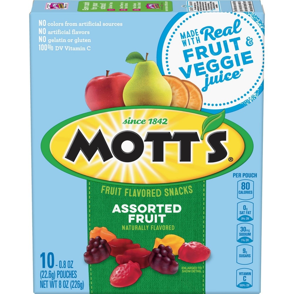 slide 2 of 3, Mott's Medleys Assorted Fruit Snacks, 10 ct; 8 oz