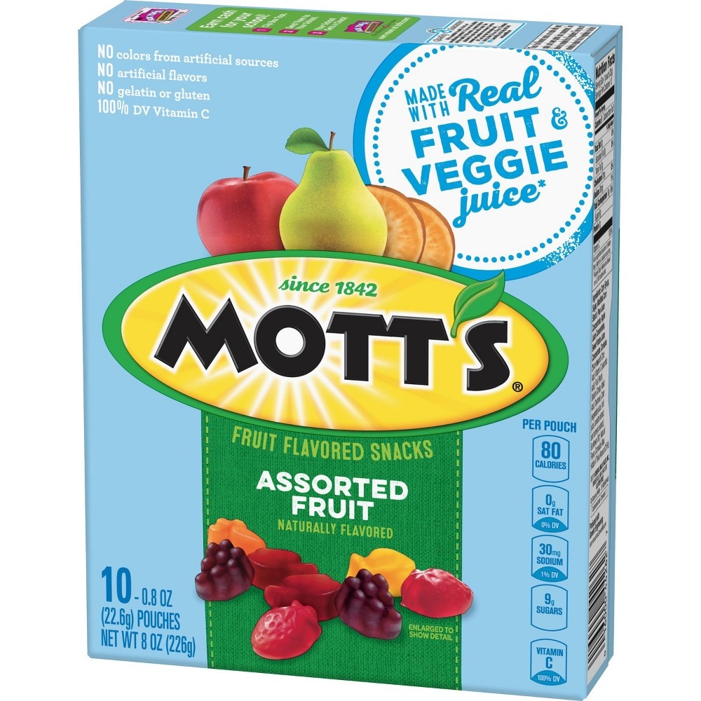 slide 3 of 3, Mott's Medleys Assorted Fruit Snacks, 10 ct; 8 oz