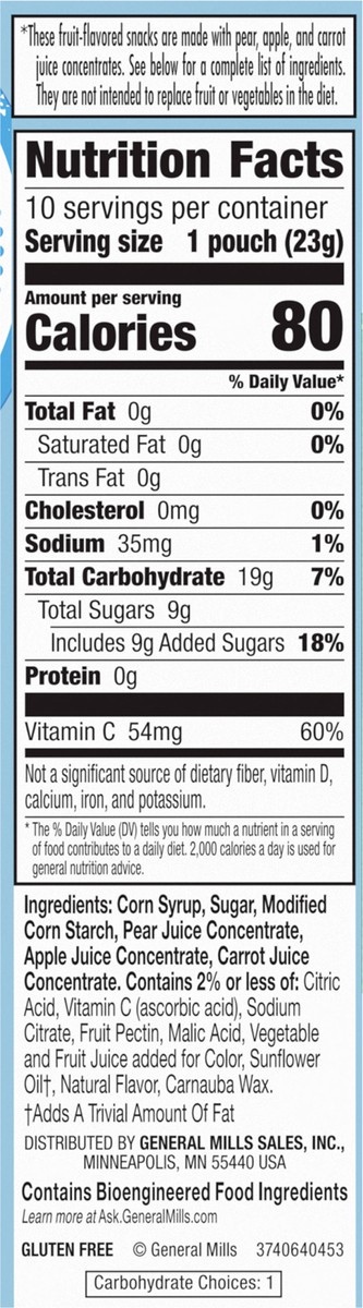 slide 12 of 14, Mott's Fruit Flavored Snacks, Assorted Fruit, Gluten Fee Snack, 10 Pouches, 8 oz, 10 ct