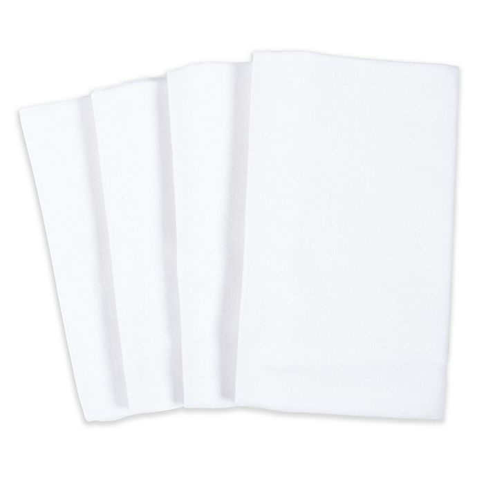 slide 1 of 1, SALT Flour Sack Kitchen Towels - White, 4 ct