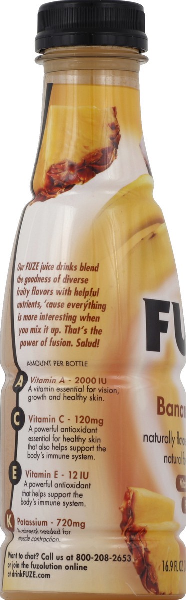 slide 4 of 4, Fuze Banana Colada Beverage - 16.9 oz, 16.9 oz