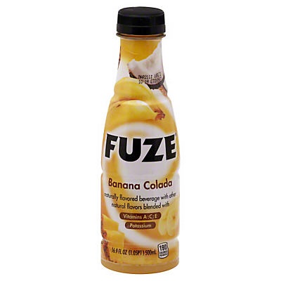 slide 1 of 4, Fuze Banana Colada Beverage - 16.9 oz, 16.9 oz