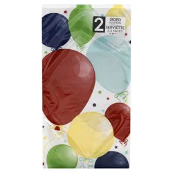 Sensations Napkins, 2 Sided, Hip Hip Hooray, 2 Ply