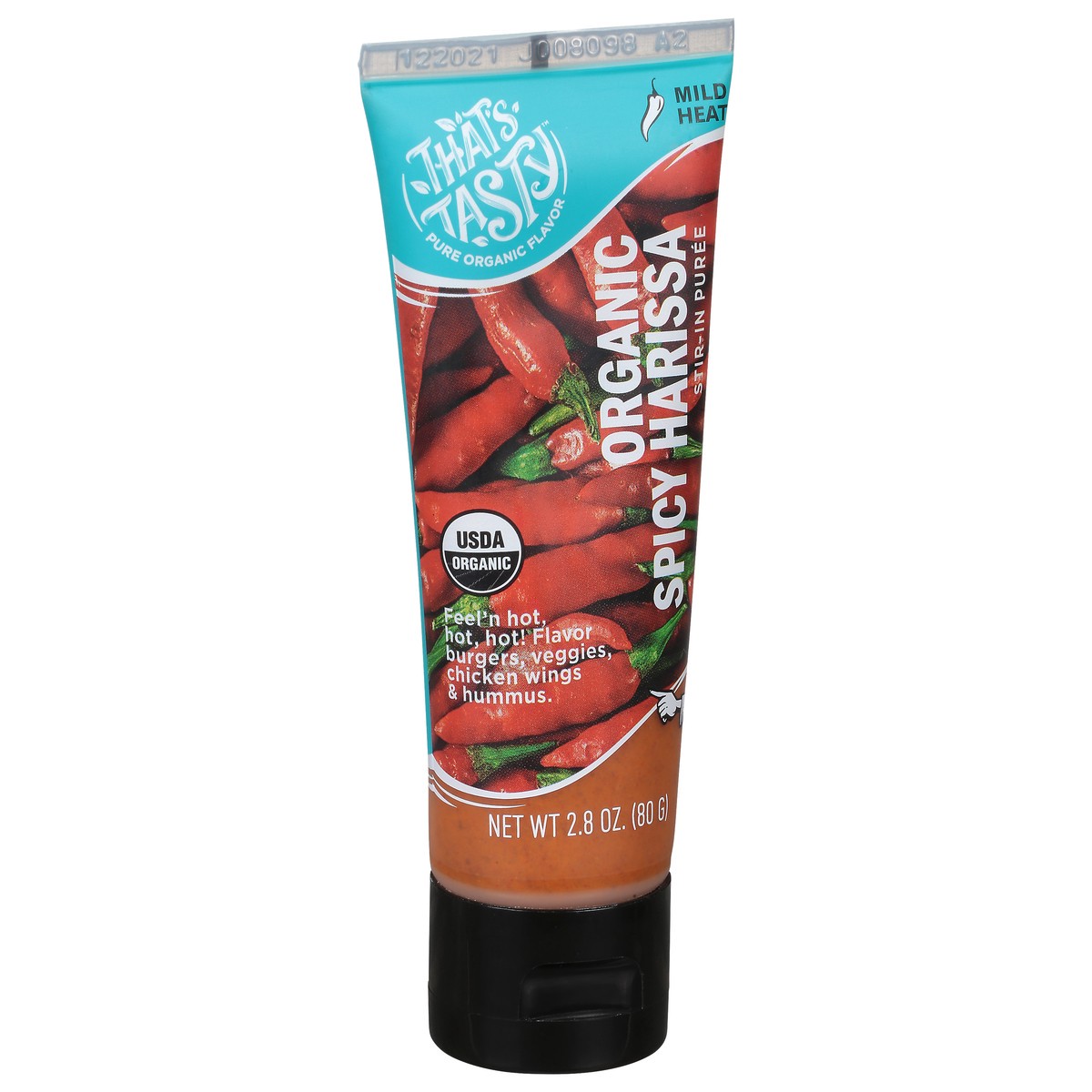 slide 5 of 9, That's Tasty Organic Org Puree Harissa, 2.8 oz
