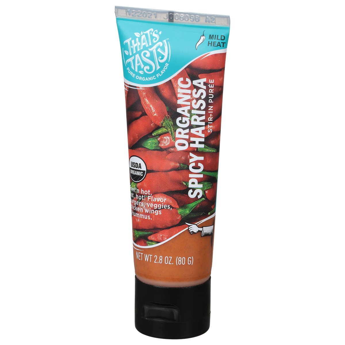 slide 3 of 9, That's Tasty Organic Org Puree Harissa, 2.8 oz