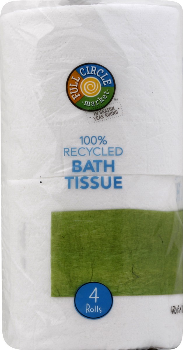 slide 2 of 8, Full Circle Market 2-Ply Bath Tissue, 4 ct