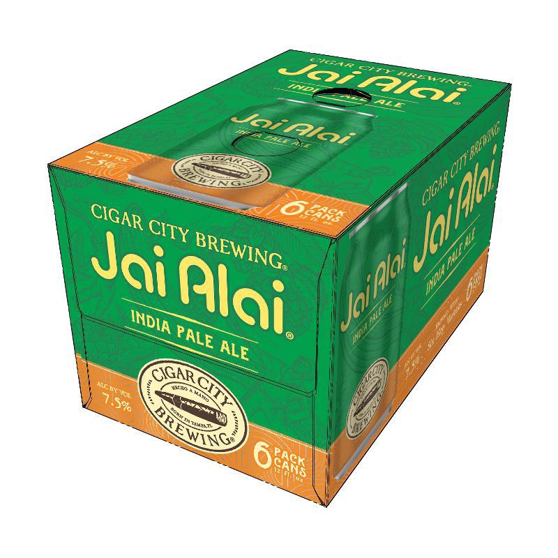 slide 1 of 7, Cigar City Jai Alai IPA 6 Pack 12 fl oz Can, 12 oz