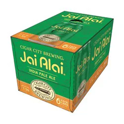 Cigar City Brewing Jai Alai IPA Beer 6 - 12 oz Cans