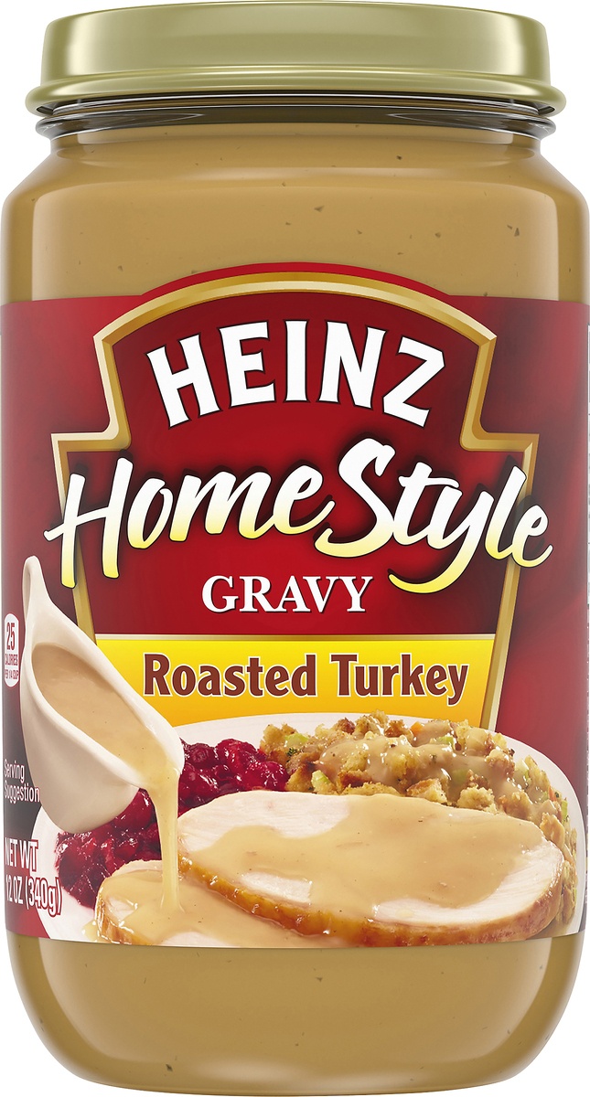 slide 9 of 10, Heinz HomeStyle Roasted Turkey Gravy, 12 oz
