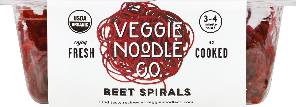 slide 3 of 4, Veggie Noodle Co. Organic Beet Spirals Simple But Twisted, 10.7 oz