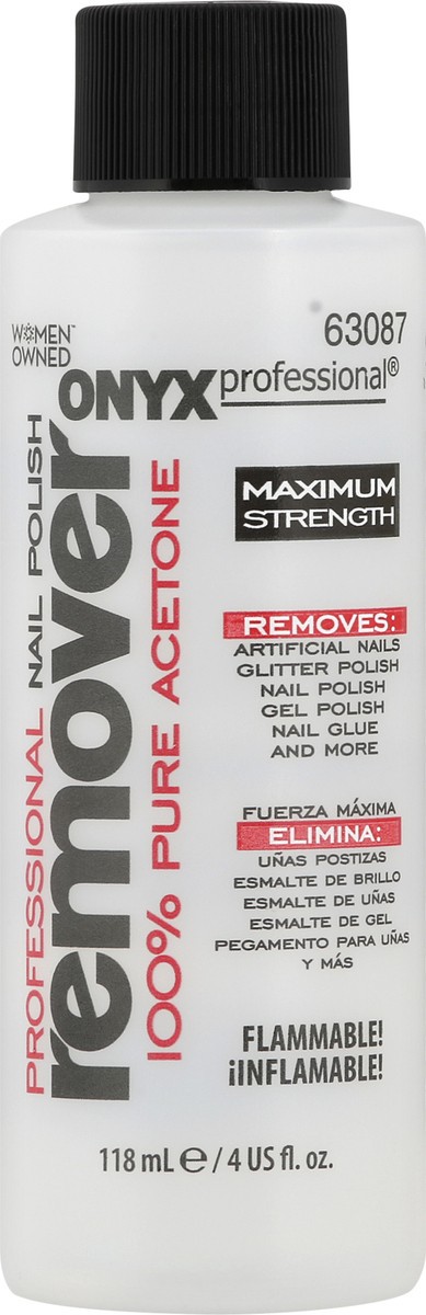 slide 4 of 9, Onyx Professional Nail Polish Remover 4 ml, 4 ml