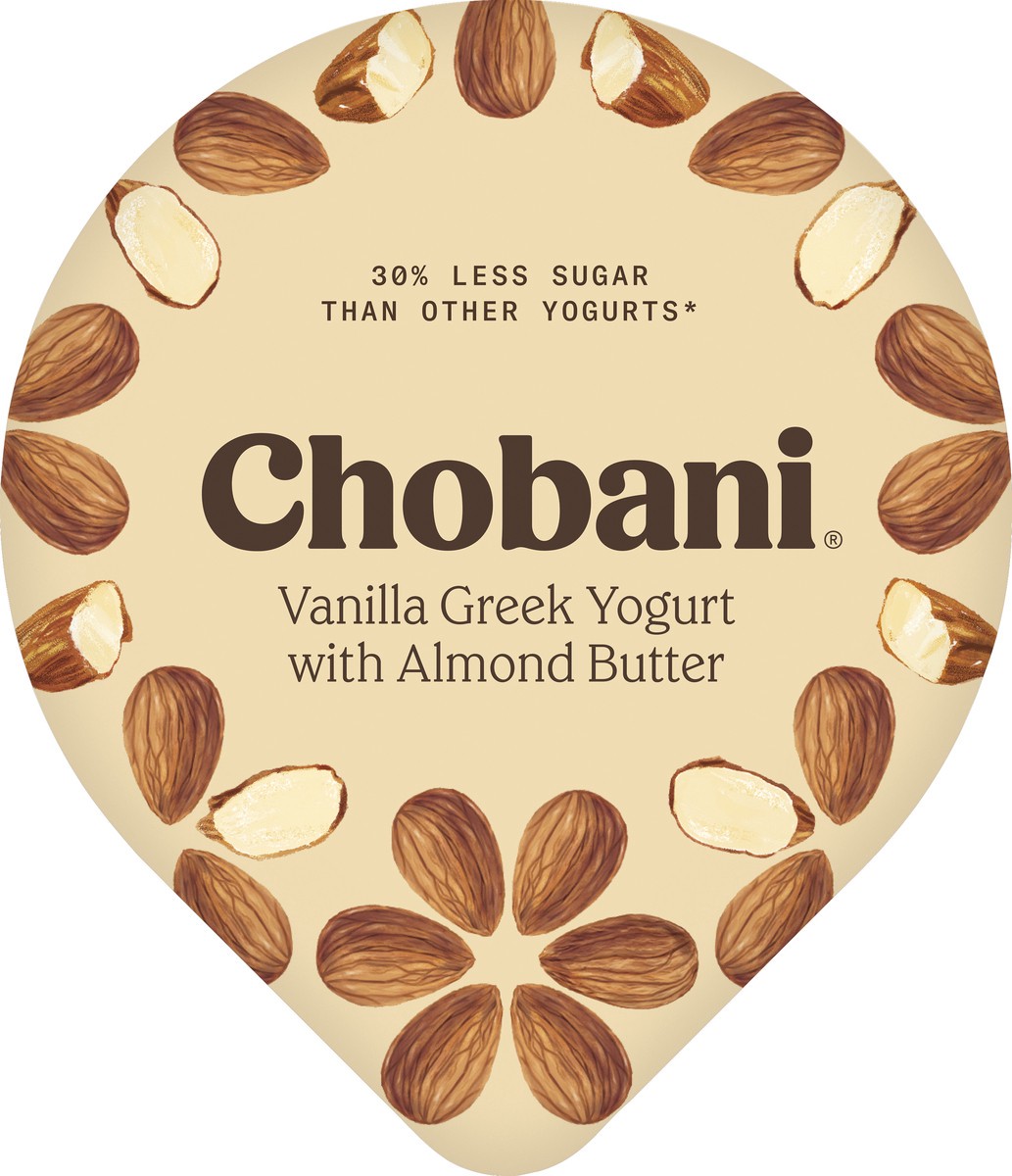 slide 2 of 6, Chobani Vanilla Greek Yogurt with Almond Butter, 5.3 oz